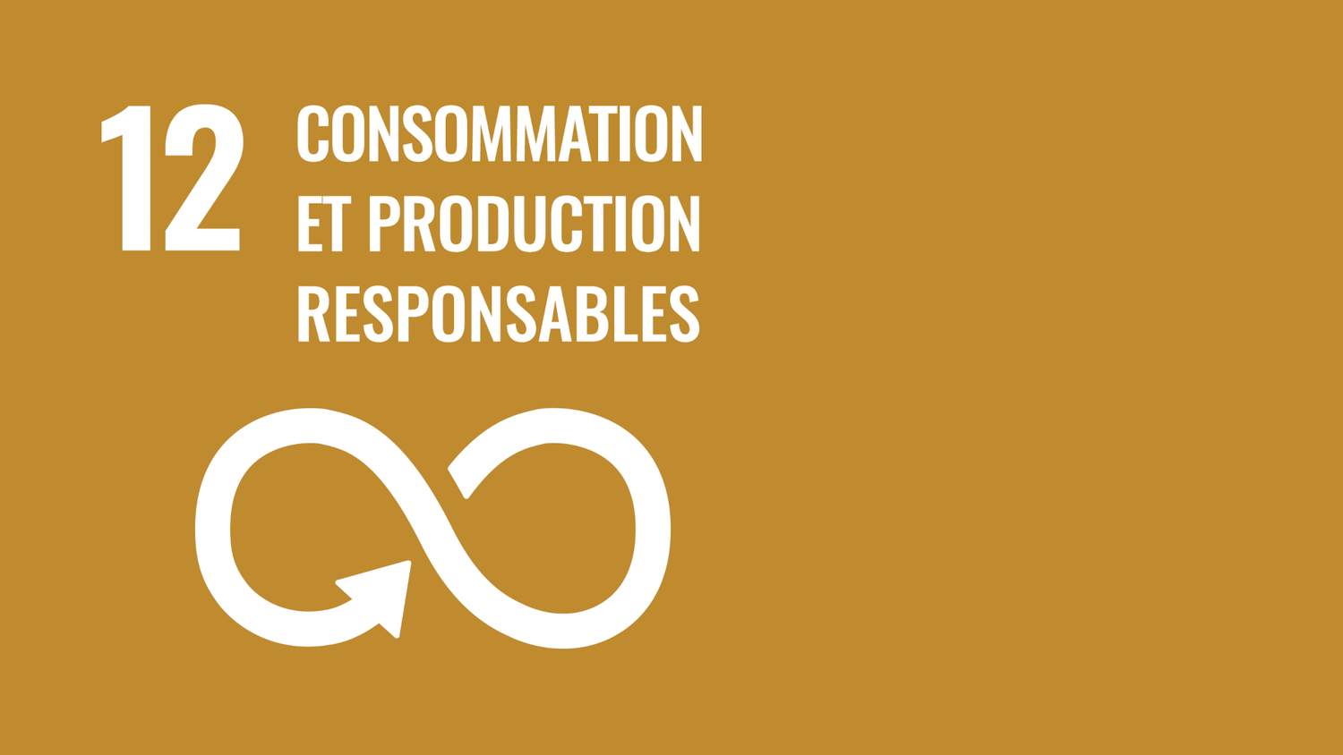 Symbole de l’objectif 12 des Objectifs de développement durable des Nations Unies : consommation et production responsables